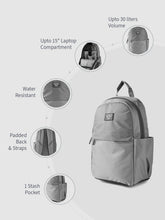 Load image into Gallery viewer, Teakwood Unisex Backpack with 15 inch Laptop Compartment & Water Resistance