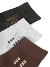 Load image into Gallery viewer, Teakwood Leathers Men's Pack Of 3 Cotton Above Ankle Length Socks