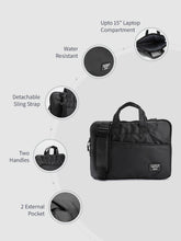 Load image into Gallery viewer, Unisex 15 Inch Laptop Bag With Detachable Sling Strap