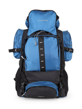 Load image into Gallery viewer, Teakwood Leathers Unisex petrol & Black Colourblocked Rucksack