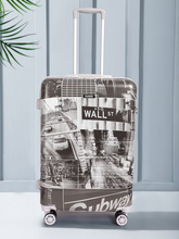 Load image into Gallery viewer, Subway Print 360 Degree Rotation Hard-Sided Cabin-Sized Trolley Bag