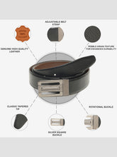 Load image into Gallery viewer, Men's Genuine Leather Reversible Belt
