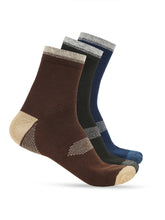 Load image into Gallery viewer, Teakwood Leathers Men's Pack Of 3 Cotton Above Ankle Length Socks