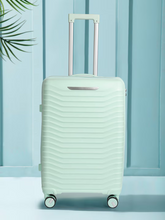 Load image into Gallery viewer, Silver Bar Textured 360 Degree Rotation Hard Large-Sized Trolley Bag 95L