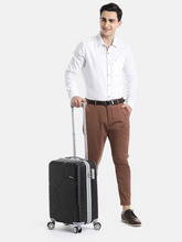 Load image into Gallery viewer, Hexa Textured 360 Degree Rotation Hard Cabin-Sized Trolley Bag 32.2L