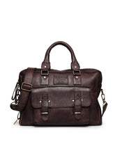 Load image into Gallery viewer, Teakwood Genuine Leather Laptop bag