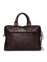 Load image into Gallery viewer, Teakwood Genuine Leather Laptop bag