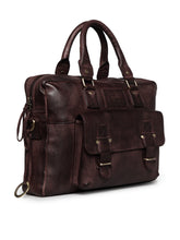 Load image into Gallery viewer, Teakwood Genuine Leather Laptop bag