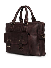 Load image into Gallery viewer, Teakwood Genuine Leather Laptop bag