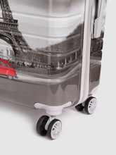 Load image into Gallery viewer, Paris Print 360 Degree Rotation Hard-Sided Cabin-Sized Trolley Bag