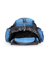 Load image into Gallery viewer, Teakwood Leathers Unisex petrol & Black Colourblocked Rucksack