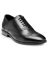 Load image into Gallery viewer, Teakwood Leather Men's Black Oxford/Brogue Shoes