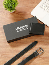 Load image into Gallery viewer, Teakwood Genuine Leather Combo Gift Set