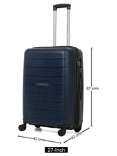 Load image into Gallery viewer, Teakwood Leathers Textured Hard-Sided Medium Trolley
