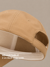 Load image into Gallery viewer, Teakwood Leather Unisex Solid Color Adjustable Casual Sports Cap with Self-Fabric Strap Closure, Curved Brim, Structured Six-Panel Design & Quick Dry Fabric