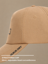 Load image into Gallery viewer, Teakwood Leather Unisex Solid Color Adjustable Casual Sports Cap with Self-Fabric Strap Closure, Curved Brim, Structured Six-Panel Design & Quick Dry Fabric
