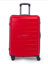 Load image into Gallery viewer, Teakwood Red Trolley Bag