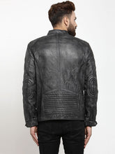 Load image into Gallery viewer, Teakwood Leathers Black Men's 100% Genuine Leather Jacket