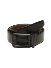 Load image into Gallery viewer, Teakwood Men's Premium Genuine Leather 2-in-1 Reversible Belt | Black & Brown Pebble Grain Leather Finish | Matte Black Radius Pin Buckle | Adjustable 35 mm Dress Belt for Formal, Casual, Office & Business Wear