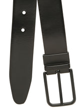 Load image into Gallery viewer, Teakwood Men's Premium Genuine Leather 2-in-1 Reversible Belt | Black & Brown Fine Leather Finish | Matte Black Radius Pin Buckle | Adjustable 35 mm Dress Belt for Formal, Casual, Office & Business Wear
