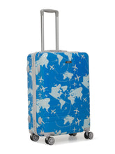 Load image into Gallery viewer, Aeroplane Printed 360 Degree Rotation Hard Cabin Trolley Bag
