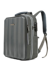 Load image into Gallery viewer, Teakwood Leathers Unisex 35L Laptop Backpack | Hard Shell Front Panel | 3-Digit Security Lock | Fits Up to 18 Inch Laptop | Trolley Sleeve, Multiple Pockets & Bottle Holders | Travel, Office & Business Backpack