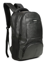 Load image into Gallery viewer, Teakwood Leathers Unisex 35L Laptop Backpack | Premium Vegan Leather | Fits Up to 18 Inch Laptop | Padded Laptop Compartment, Organizer Pockets & Breathable Back Panel | Travel, Office & Business Backpack, Black