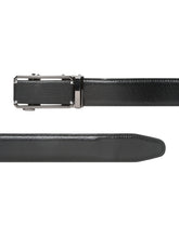 Load image into Gallery viewer, Men Texture Black Leather Auto-Lock Buckle Belt