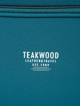 Load image into Gallery viewer, Teal Printed Medium Duffle Trolley Bag