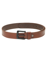 Load image into Gallery viewer, Men’s Genuine Leather Belt, Pebble Grain Texture, Pin Buckle, Rugged Casual Wear