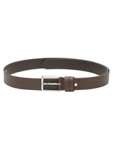 Load image into Gallery viewer, Men’s Genuine Leather Belt, Pebble Grain Texture, Pin Buckle, Rugged Casual Wear, Black