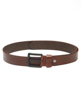 Load image into Gallery viewer, Men’s Genuine Leather Belt, Pebble Grain Texture, Pin Buckle, Rugged Casual Wear