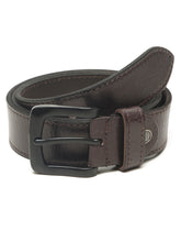 Load image into Gallery viewer, Men’s Genuine Leather Belt, Pebble Grain Texture, Pin Buckle, Rugged Casual Wear