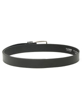 Load image into Gallery viewer, Men’s Genuine Leather Belt, Pebble Grain Texture, Pin Buckle, Rugged Casual Wear, Black