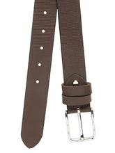 Load image into Gallery viewer, Men’s Genuine Leather Belt, Pebble Grain Texture, Pin Buckle, Rugged Casual Wear, Black