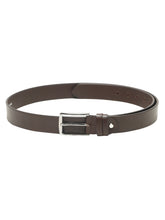 Load image into Gallery viewer, Men’s Genuine Leather Belt, Pebble Grain Texture, Pin Buckle, Rugged Casual Wear, Black