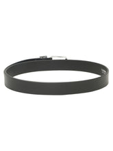 Load image into Gallery viewer, Men’s Genuine Leather Belt, Pebble Grain Texture, Pin Buckle, Rugged Casual Wear, Black