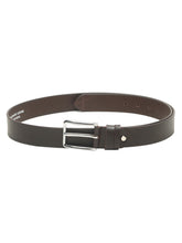 Load image into Gallery viewer, Men’s Genuine Leather Belt, Pebble Grain Texture, Pin Buckle, Rugged Casual Wear, Black