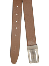 Load image into Gallery viewer, Men Black & Brown Solid Reversible Leather Belt