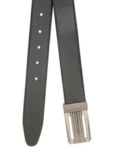 Load image into Gallery viewer, Men Black & Brown Solid Reversible Leather Belt