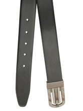 Load image into Gallery viewer, Men Black & Brown Solid Reversible Leather Belt
