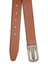 Load image into Gallery viewer, Men Black & Brown Solid Reversible Leather Belt