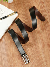 Load image into Gallery viewer, Men's Genuine Leather Reversible Belt
