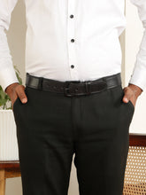 Load image into Gallery viewer, Men’s Genuine Leather Belt, Pebble Grain Texture, Pin Buckle, Rugged Casual Wear