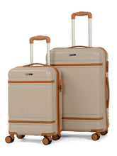 Load image into Gallery viewer, Teakwood Large Hard Shell Travel Trolley Luggage with 360° Dual Spinner Wheels, Unbreakable Scratch-Resistant Body, Side Combination Lock, Heavy-Duty Zippers, Mesh Organizer & Elastic Cross Straps