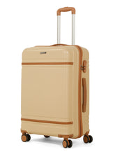 Load image into Gallery viewer, Teakwood Large Hard Shell Travel Trolley Luggage with 360° Dual Spinner Wheels, Unbreakable Scratch-Resistant Body, Side Combination Lock, Heavy-Duty Zippers, Mesh Organizer & Elastic Cross Straps