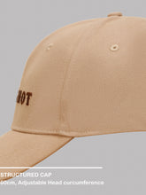 Load image into Gallery viewer, Teakwood Unisex Solid Color Adjustable Casual Cap with Metal Buckle Closure, Curved Brim, Structured Six-Panel Design & Embroidered Slogan
