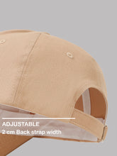 Load image into Gallery viewer, Teakwood Unisex Premium Solid Color Casual Cap | Adjustable Metal Buckle Strap Closure | Structured Six-Panel Design with Curved Brim & Embroidered Slogan | Stylish Everyday Wear