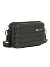 Load image into Gallery viewer, Teakwood Unisex Hard Shell Travel Organizer Crossbody Bag with Adjustable Shoulder Strap, Zipper Closure & Dual Inner Pockets for Electronics and Accessories