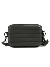 Load image into Gallery viewer, Teakwood Unisex Hard Shell Travel Organizer Crossbody Bag with Adjustable Shoulder Strap, Zipper Closure & Dual Inner Pockets for Electronics and Accessories